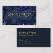 コズミックスタープロフェッショナル作家作家 名刺 (正面/裏面)