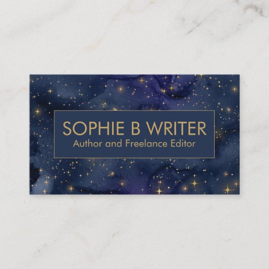 コズミックスタープロフェッショナル作家作家 名刺 (正面)