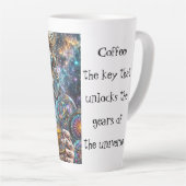 「コズミックスチームパンク カフェラテマグ (右アングル)