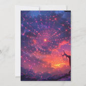 コズミックスパイダーウェブハロウィンカスタム 招待状 (裏面)