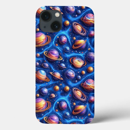コズミックスペースデザイン 星 月 惑星 宇宙 Case-Mate iPhoneケース (裏面)