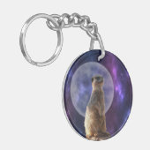 コズミックセンチネル：満月の下のメルカト キーホルダー (正面左)