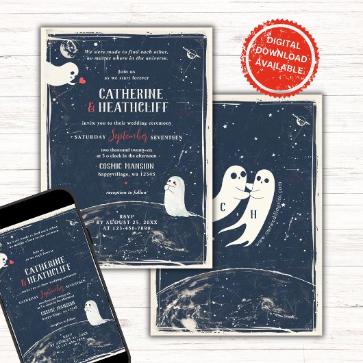 コズミックソウルメイト結婚式招待状 招待状