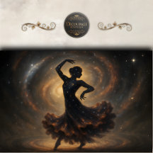 コズミックダンサー銀河系シルエットデクページ