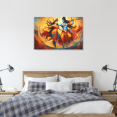 コズミックダンス キャンバスプリント (インサイチュ (寝室))