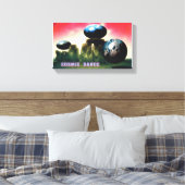 コズミックダンス キャンバスプリント (インサイチュ (寝室))