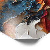 コズミックダンス：質感と色彩の交響曲 フォトプリント            (角)