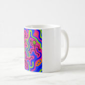 コズミックダンス – Neon Stickmen Mug コーヒーマグカップ (正面右)