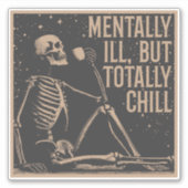 コズミックチル:リラックススケルトン シール (正面)