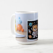 コズミックテディの冒険 コーヒーマグカップ (正面左)