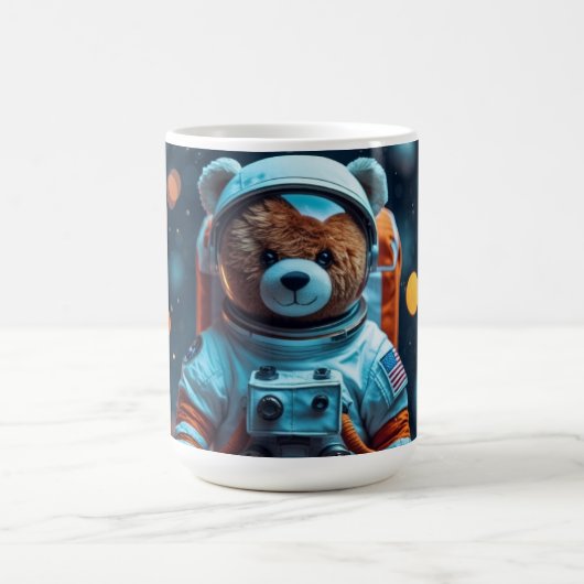 コズミックテディベア宇宙飛行士 コーヒーマグカップ (中央)