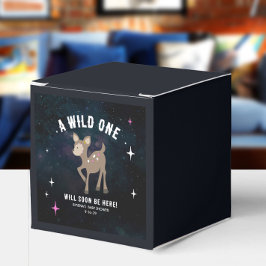 コズミックディアワイルドワンピンクガールベビーシャワー フェイバーボックス