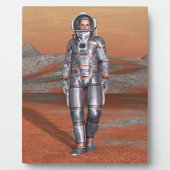 コズミックトラベラー超現実惑星風景アート フォトプラーク (正面)