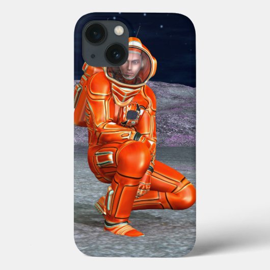 コズミックトラベラー超現実惑星風景アート Case-Mate iPhoneケース (裏面)