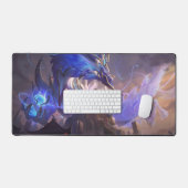 コズミックドラゴンゲームデスクマット | カスタマイズ可能 デスクマット (キーボード&マウス)
