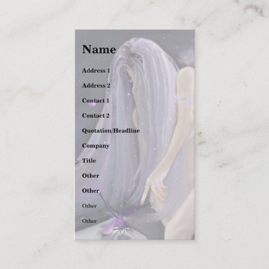 コズミックドラゴンフライ 名刺 (正面)