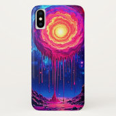 コズミックドリッピングプラネットアート Case-Mate iPhoneケース (裏面)