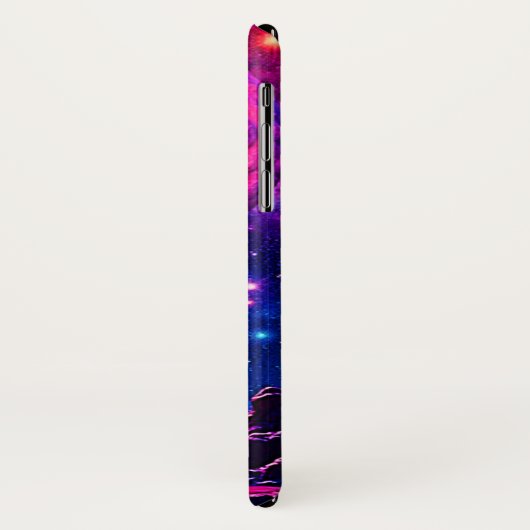 コズミックドリッピングプラネットアート Case-Mate iPhoneケース (裏面/左)