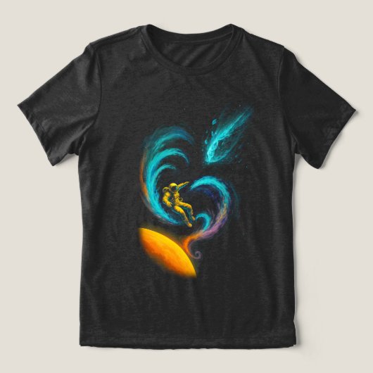 コズミックドリフト: 渦巻く星雲の旅 トライブレンドＴシャツ (デザイン正面)