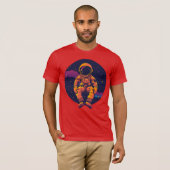 コズミックドリーマー宇宙飛行士Tシャツ – 探索 Tシャツ (正面フル)