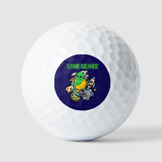 コズミックドリーマー ゴルフボール (正面)