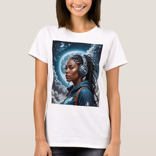 コズミックドリーマーTシャツSci-Fi宇宙ティー Tシャツ (正面)
