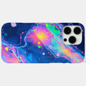 コズミックドリームスケープカラフル抽象芸術ファンタジーアート Case-Mate iPhoneケース (裏面 (横))