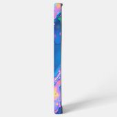 コズミックドリームスケープカラフル抽象芸術ファンタジーアート SAMSUNG GALAXYケース (左側面)