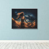 コズミックドレスのキャンバス印刷 キャンバスプリント (インサイチュ (ウッドフロア))