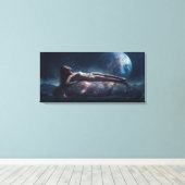 コズミックドレスのキャンバス印刷 キャンバスプリント (インサイチュ (ウッドフロア))