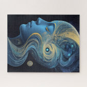 コズミックニューエイジ女性 ジグソーパズル (横)