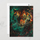 コズミックネオングリーンタイガーライトトレイル ポストカード (正面/裏面)