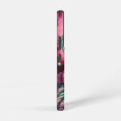 コズミックハイビスカスドリームピンク熱帯花 SAMSUNG GALAXYケース (右側面)