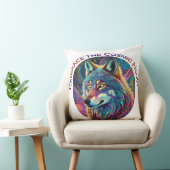 コズミックハウルウルフを受け入れる クッション (椅子)