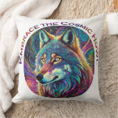 コズミックハウルウルフを受け入れる クッション (ブランケット)