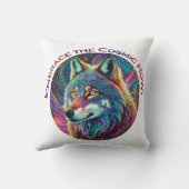 コズミックハウルウルフを受け入れる クッション (裏面)