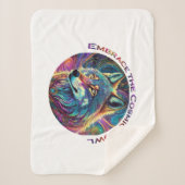 コズミックハウルウルフを受け入れる シェルパブランケット (正面)