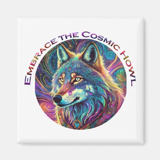 コズミックハウルウルフを受け入れる マグネット (正面)