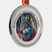 コズミックハウルウルフを受け入れる メタルオーナメント (右)