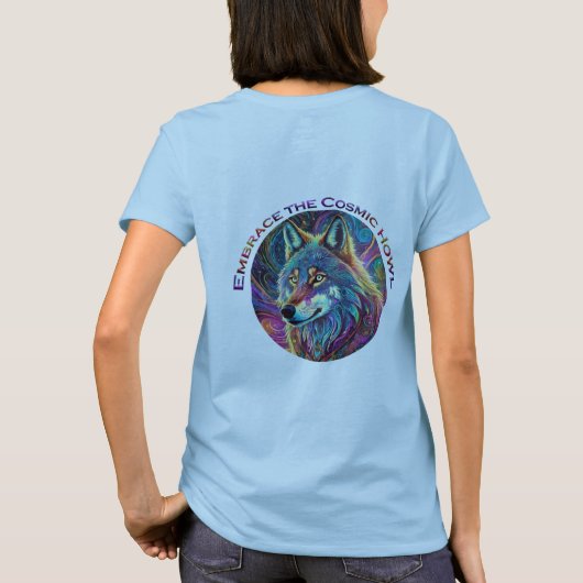 コズミックハウルウルフを受け入れる Tシャツ (裏面)