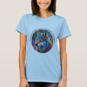 コズミックハウルウルフを受け入れる Tシャツ (正面)