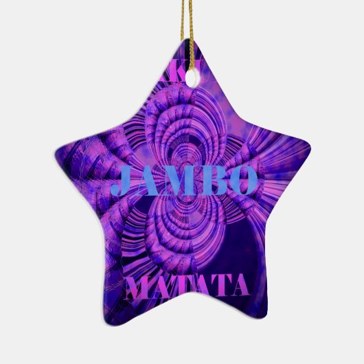 コズミックハクナアートプリント セラミックオーナメント (右)
