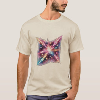 コズミックハートバースト銀河スターバースト宇宙美学 Tシャツ