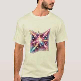 コズミックハートバースト銀河スターバースト宇宙美学 Tシャツ