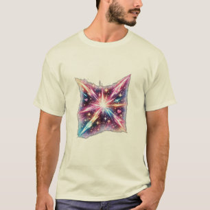 コズミックハートバースト 銀河 スターバースト スペース エステティック Tシャツ