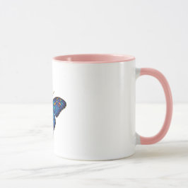 コズミックバタフライマ鮮やかグ – 銀河系アート マグカップ