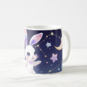 コズミックバニーマグ – 天界のうさぎ コーヒーマグカップ (正面右)