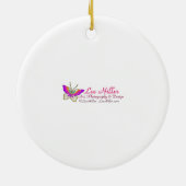 コズミックバブル銀河系ファンタジーアート セラミックオーナメント (裏面)