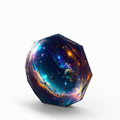 コズミックバブル銀河系ファンタジーアート フォトブロック (右)