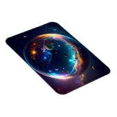 コズミックバブル銀河系ファンタジーアート マグネット (右側)